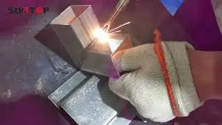 Hand held Fiber Laser Welding Machine the actual laser welding application videos