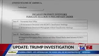 FOX 14 Your Morning News: Update on Trump Investigation