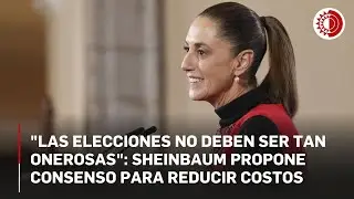 Reforma electoral garantiza autonom&iacute;a del INE y elecciones menos costosas: Sheinbaum