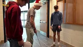 Hamilton High School Art Students create a Mini Golf Course
