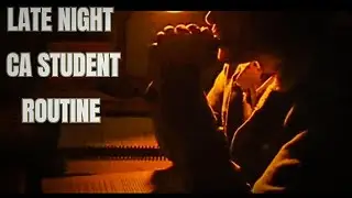 VLOG-19 (Late night study routine of CA student || Happy New year || Aesthetic study vlog || 