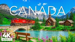 Canada 4K | Mountains, Still Waters & Wide Skies | Calm Moving Between Forest and Stone