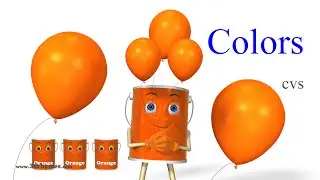 Learn Colors Song 2 - 3D Animation Colors Rhymes and Colors Songs for Children