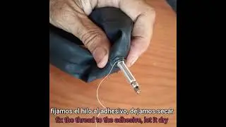 Valvula Presta Reparar camara de Aire Bicicleta, Valve Presta Repair Inner Tube Bike, @sietesabios