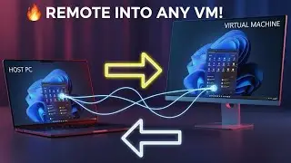 Remote Desktop into a Virtual Machine in Windows 11 EASY STEP BY STEP!