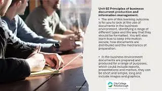 NCFE Level 2 Certificate in Principles of Business Administration Units 1 & 2