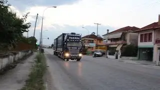 Scania R??? Tsagas  Giannis Panou on the wheel