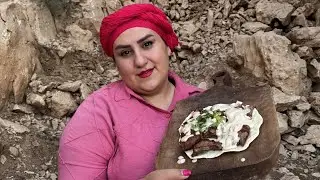 Cooking Juicy Steak & Fresh Bread in the Heart of Mountain Wilderness  Ultimate Outdoor Recipe