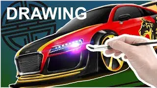 Asphalt 8 Fifth Anniversary l Drawing Audi R8 E- Tron 
