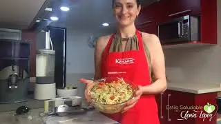Ensalada de chayote crudo