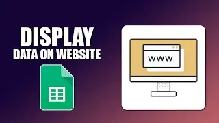 How to display google sheet data on website