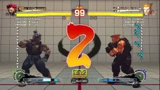 SSF4 AE: imOUTofUSERnames (Akuma) vs red_snowman (Guile)