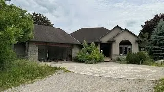 **Built in 2010 ABANDONED in 2020** BANKRUPT MILLIONAIRE’S lakefront dream home left to rot
