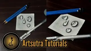 How to draw a realistic water droplet
