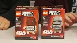 Captain Phasma & Finn LEGO Brickheads Review