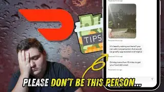 Doordash Customer EXPOSED Driver for Requesting Tip During Bad Weather! #NoTipNoTrip