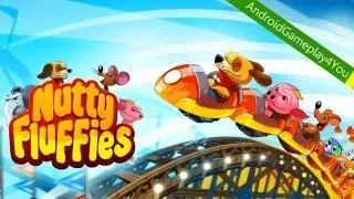 Nutty Fluffies Rollercoaster Android Game Gameplay 2013 [Game For Kids]