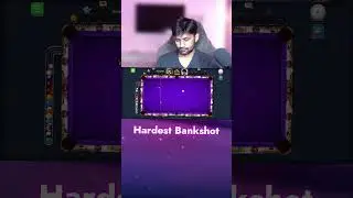 Hardest Bank Shot 🔥 8 ball pool GamingWithK #8ballpool #gamingwithk #trickshots #viral