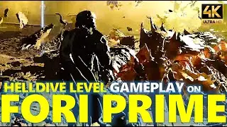 Helldivers 2 Vid59: Spartan X-divers jumping feet first at Helldive Level difficulty