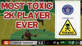 PLAYING AGAINST THE MOST TOXIC OPPONENT EVER! THE LONGEST *UNLIMITED* GAME RECORD IN NBA2K21 MYTEAM!