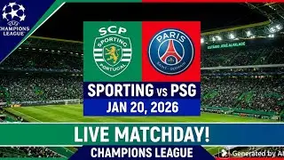 LIVE: Sporting vs. PSG (FC26 Simulation)