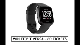 WIN THIS FITBIT VERSA JUST &pound;4.80 - ONLY 60 TICKETS with Lucky Break Live Draw at 7pm Sat 28 Dec 2019