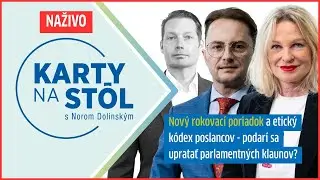 Nový rokovací poriadok a etický kódex poslancov - podarí sa upratať parlamentných klaunov?