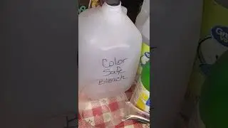 DIY Color Safe Bleach #cleantok #diy #shorts