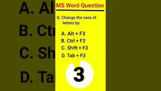 Change Case Shortcut Key | #shortcutkeys