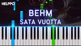 BEHM - Sata vuotta | Helppo Piano Tutorial (alkuperäinen sävellaji)