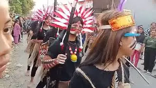 Karnaval bikin terkejut selesai bikin merinding #tkwhongkong #karnavaldesa