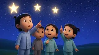 How Many Twinkling Stars Do You See, Kids? | Count from 1 to 10 with This Magical Night Sky Song!