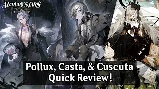 Alchemy Stars: Thunder Whale Converter Banner! -  Pollux, Casta, and Cuscuta Quick Review