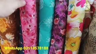 Digital lawn/Doria and Bana Dora new Stock/Sharbati lawn latest designs/