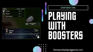 Playing with Craftopia boosters | Boosting merchants