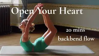 20 Min Heart-Opening Yoga Flow | Deep Backbends for Flexibility & Energy