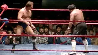 Larry Zbyszko challenges AWA Champion Masa Saito in rarely seen Hidden Gem
