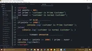 JavaScript Tips #11: Conditional (Ternary) Operator  vs  IF Else Condition in JavaScript in Hindi