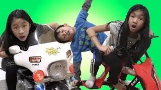 Pretend Play Police on Thief Steals Customer Car