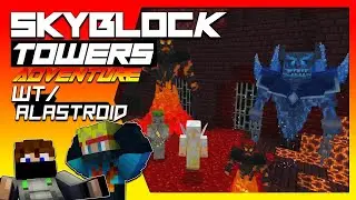 Skyblock Towers Adventure wt/ Alastroid | Bedrock Edition Map minecraft Gameplay - Minecraft Hindi