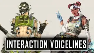 NEW OCTANE & LIFELINE Interaction Voicelines - Apex Legends Season 7 (Olympus)