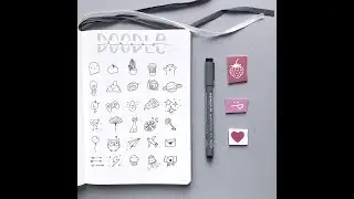 Random Doodle Ideas for Bullet Journal