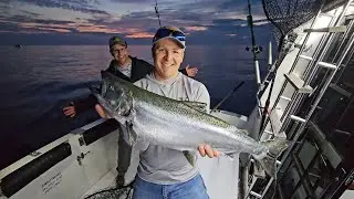 Lake Michigan Salmon Fishing