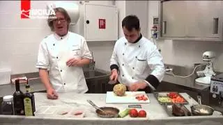 Andreas Zangerl: stinco d'agnelo brasato in vino rosso