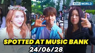[4K](Spotted at Music Bank) Red Velvet, Kep1er, KWONEUNBI and more!! 뮤직뱅크 출근길 20240628 | KBS WORLDTV