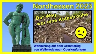 Nordhessen 2023: Wanderung auf dem Grimmsteig von Wellerode nach Oberkaufungen