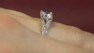 Side Stone Diamond Engagement Ring PR1061
