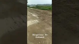 Rasta Road Dhigolzar To Podumoni #viral #road #assam #hojai