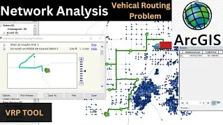 Vehical routing Problem (VRP) in arcgis : Network analysis tool