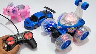 Rc Stand Car 360&deg; Rotating, Remote Control racing car, clever elephant toy, remote car, unboxing